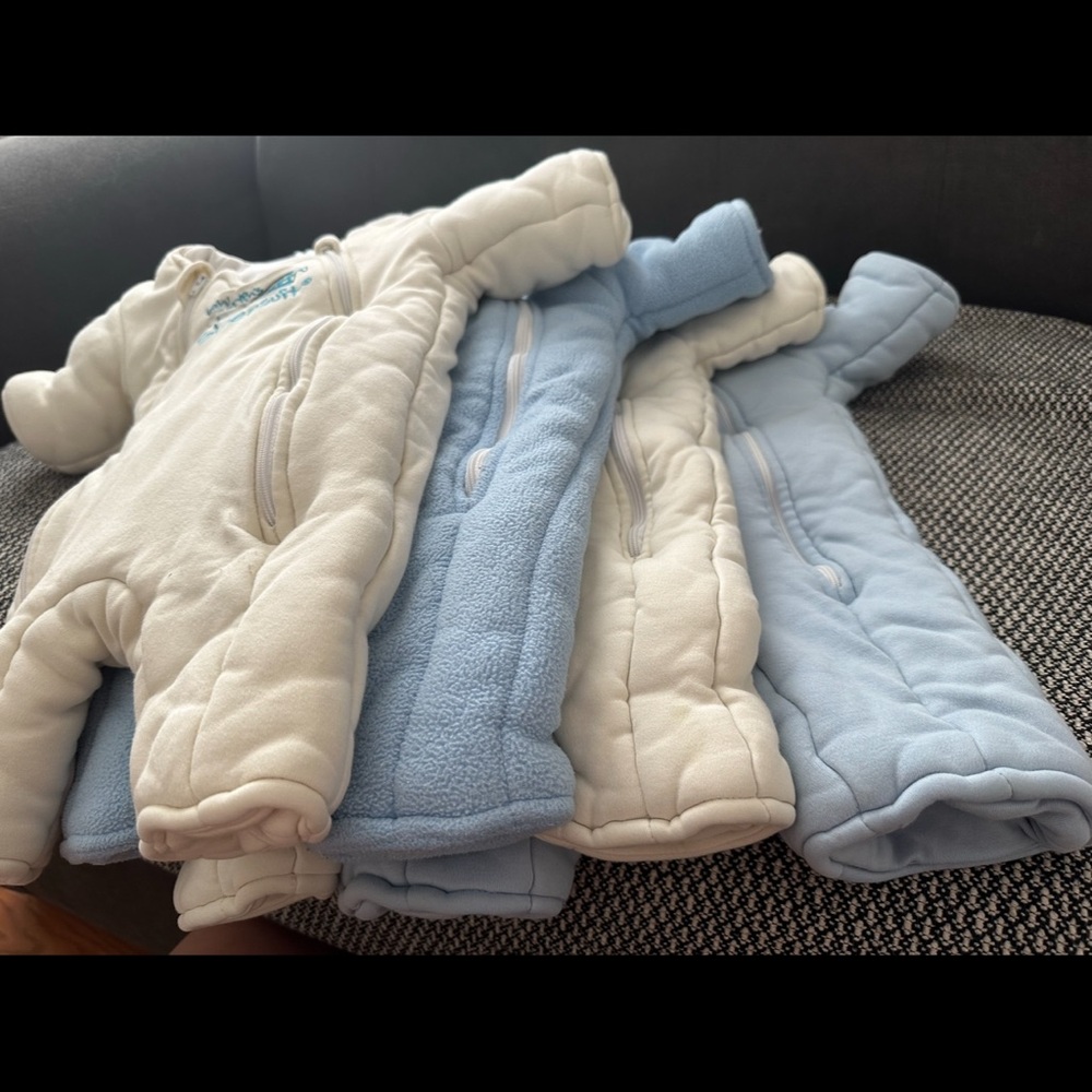 Merlin sleep suits x4
